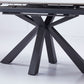 Contemporary Sintered Stone Top Sleek Extension table