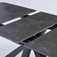 Contemporary Sintered Stone Top Sleek Extension table