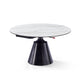 Table d'extension ronde noire Pandora