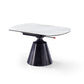 Table d'extension ronde noire Pandora