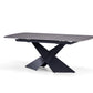 Modern Sintered Stone Top Extension Table