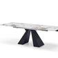Contemporary Extension Table With Pandora Sintered Stone Top