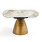 Luxury Bronze Round Dining Extension Table