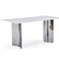 Minimalist Modern Dining Table with Marble Top