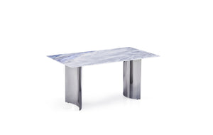 Minimalist Modern Dining Table with Marble Top