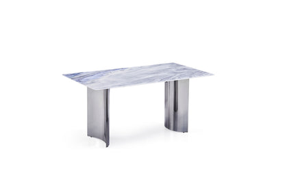 Minimalist Modern Dining Table with Marble Top