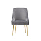 Contemporary Luxury Gold Dining Chair Meeting Chair For Hotel