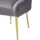 Contemporary Luxury Gold Dining Chair Meeting Chair For Hotel
