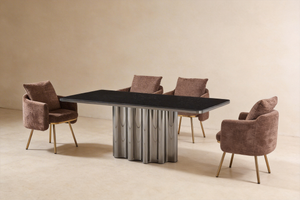 WAVE Dining Table With Water Glass