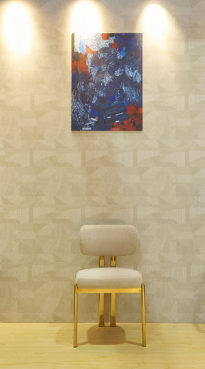 MERA Luxury Upholstered Gold Dining Chair