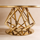 Luxury Gold Round Dining Table For Banquet