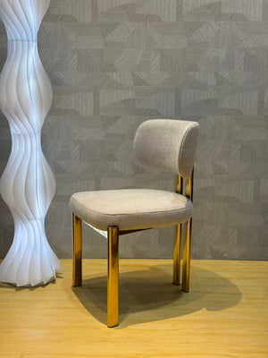 MERA Luxury Upholstered Gold Dining Chair