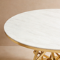Luxury Gold Round Dining Table For Banquet