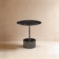 Modern Luxury Marble Black Titaminum SS Coffee Table Set