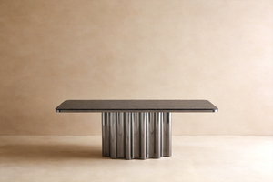 Wave Coffee Table With Water Glass