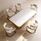 Matt Gold Luxury Dining Table With Sintered Stone Top