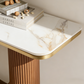LUNE Luxury Modern Walnut Console Table