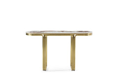 CIEL Luxury Gold Finish Stainless Steel Console Table Foshan Furniture Factory