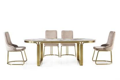 CIEL Luxury Gold Dining Tbale