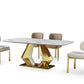 ARDEN Luxury Gold Dining Table For Villa & Hotel