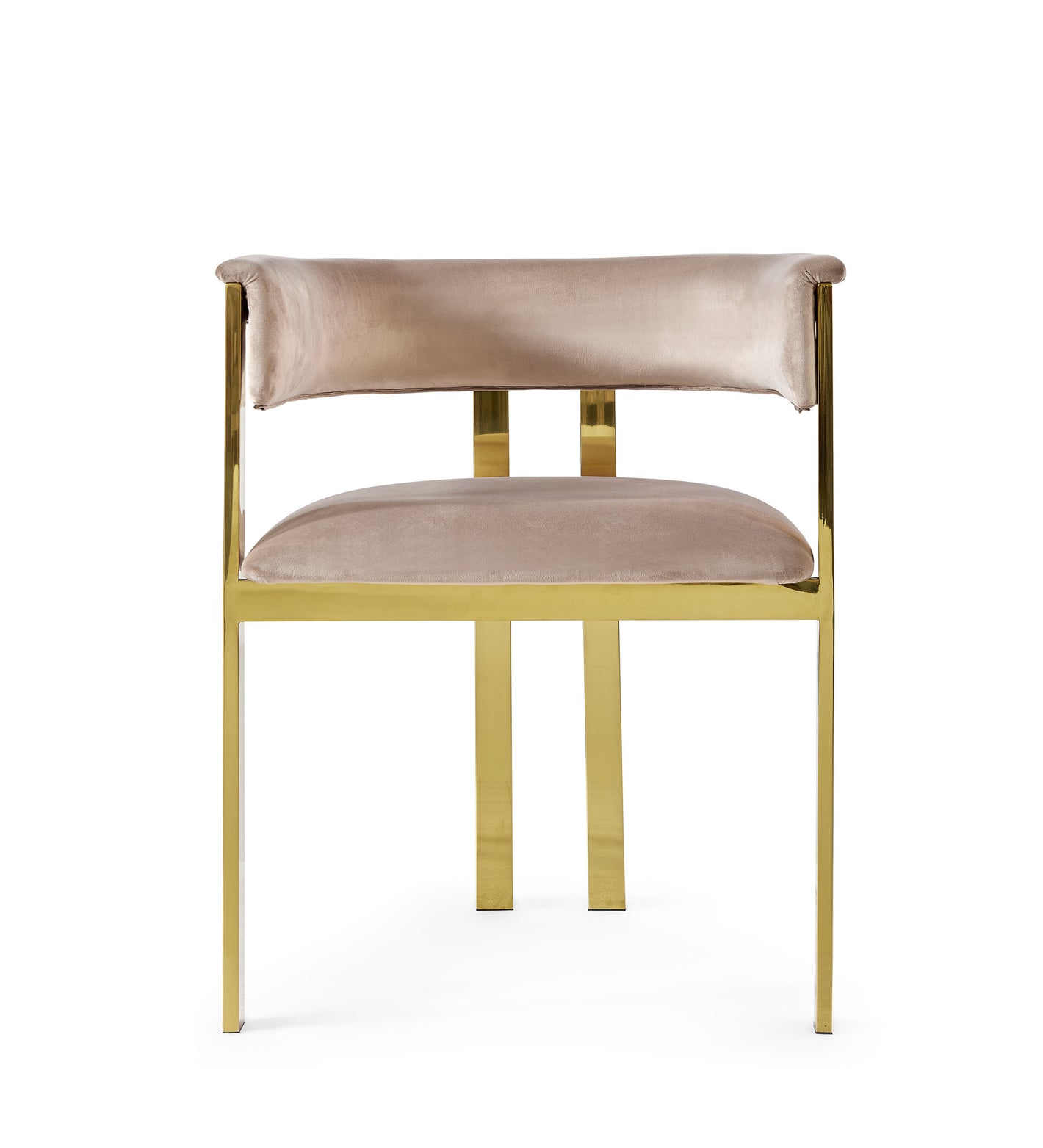 RAY Modern Luxury Velvet Gold Dining Chair
