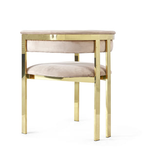 RAY Modern Luxury Velvet Gold Dining Chair