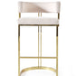 Tara Modern Luxury Gold Bar Stools For Home And Hotel Bar Space