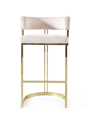 Tara Modern Luxury Gold Bar Stools For Home And Hotel Bar Space