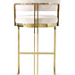Tara Modern Luxury Gold Bar Stools For Home And Hotel Bar Space