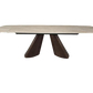 Modern Luxury Sintered Stone Solid Wood Dining Table