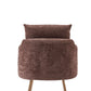 Pia Luxury Rose Gold Dining Chair With Cushion