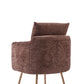 Pia Luxury Rose Gold Dining Chair With Cushion