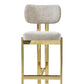 MERA Luxury Gold Bar Chair