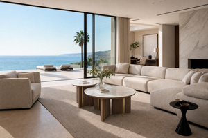 KIRA Modern Luxury Coffee Table & Side Table Set