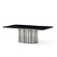 Wave Coffee Table With Water Glass