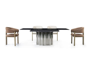 WAVE Dining Table With Water Glass