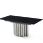 WAVE Extension Table With Water Glass Top