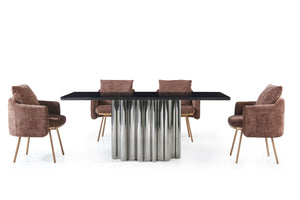 WAVE Extension Table With Water Glass Top