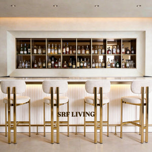 MERA Luxury Gold Bar Chair