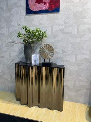 WAVE Console Table With Water Glass